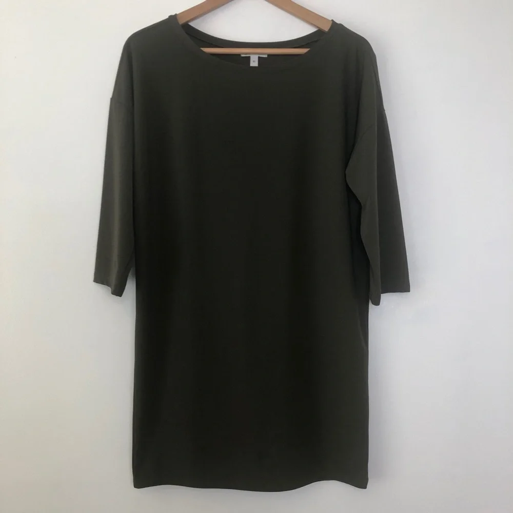 Leith Green Mini Shift Dress Size XS - Picture 2 of 11